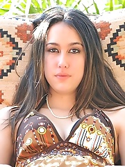 Mikah plays with her sweet pussy